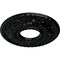 Ekena Millwork Hurley Ceiling Medallion (Fits Canopies up to 7 1/4"), 22 1/8"OD x 7 1/4"ID x 1 3/4"P, Black Pearl CM26HUBPS - alternate 2